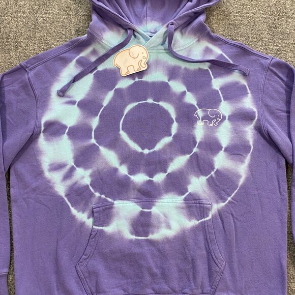 Ivory Ella Dusk Burst Tie Dye Sweatshirt Hoodie Womens Small S Purple Blue NWT - Picture 2 of 16